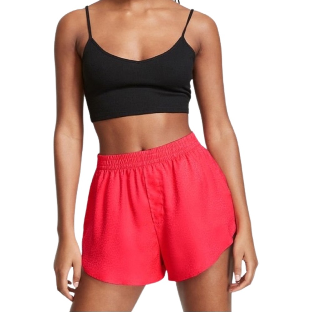 Victoria's Secret Satin Jacquard High-Waist Shorts
